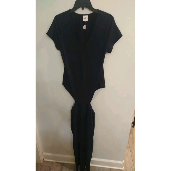 Cabi V-neck Short Sleeve Romper Blue Xs Boho Cozy Comfy Cottage Core - Picture 1 of 13